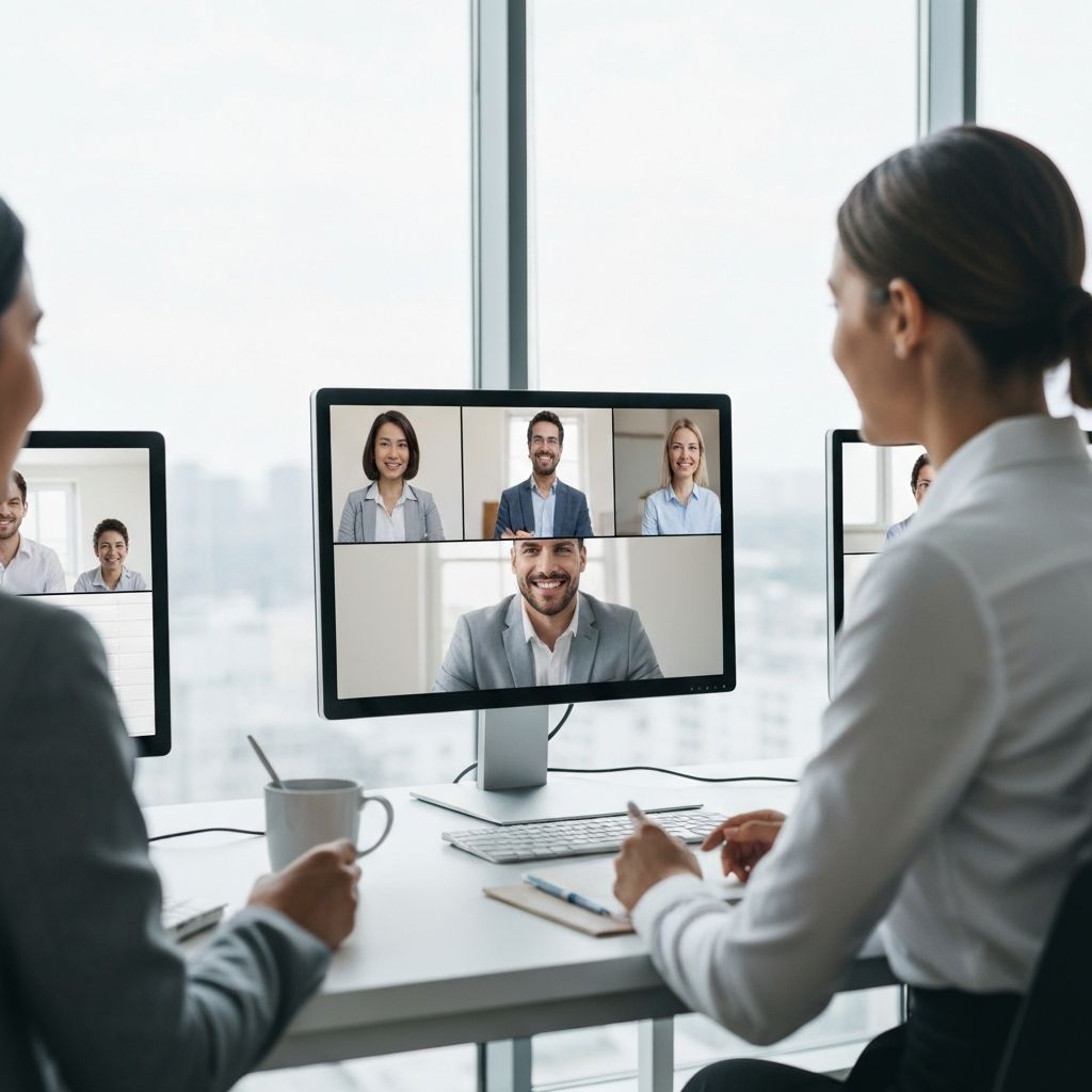 Team Video Conference with VOIP